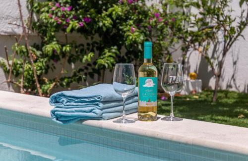 Colonia de Sant Pere Villa | Can Miquel Beautiful family house with pool next to the beach