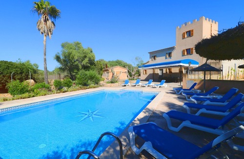 Campos Villa | Can Palea 407 finca with private pool with garden, terrace, barbecue and WiFi