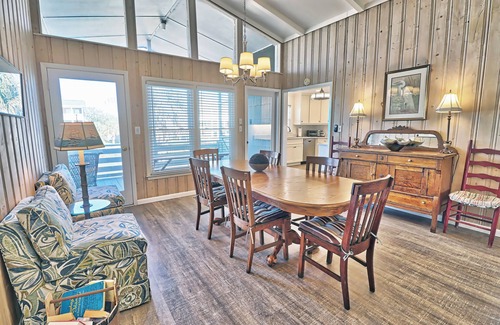 Litchfield by the Sea House | Canal Front Beach House, 2 Porches -1 screened, 2 TV Dens, Easy Walk to Beach