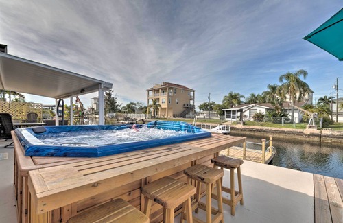 Hudson Beach Estates House | Canalfront Home w/Dock & Access to Gulf of Mexico