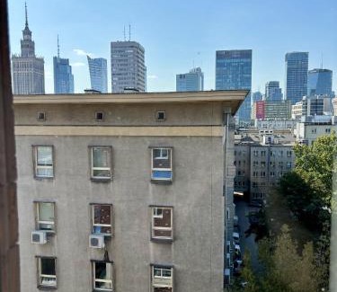 Srodmiescie Połnocne Apartment | Canoe 2-Bedroom Apartment with City View in Central Warsaw