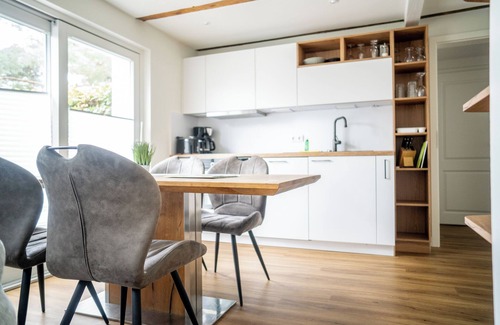 Born auf dem Darss Apartment | Captain Ahoy! Feel-good atmosphere in the Kapitänshaus- Apartment Kammer