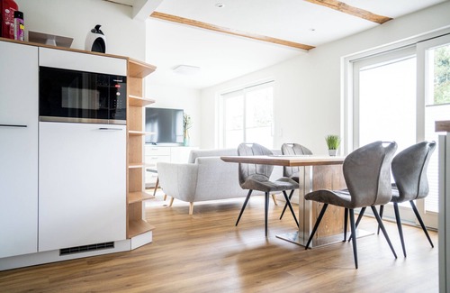 Born auf dem Darss Apartment | Captain Ahoy! Feel-good atmosphere in the Kapitänshaus- Apartment Kammer