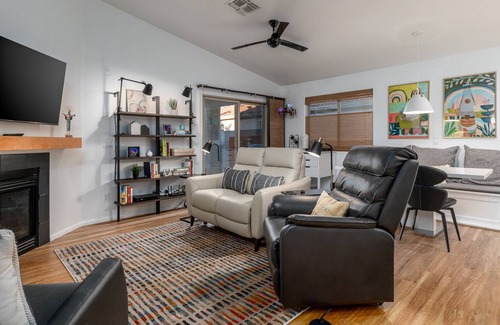 Rancho De Oro House | Casa Bella is a bright & modern desert retreat with wheelchair & walker access.