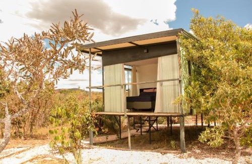 Alto Paraiso de Goias Cabin | Casa Borba Chalé com piscina