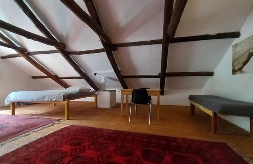 Cavergno Apartment | Casa Coerente Cavergo attic room