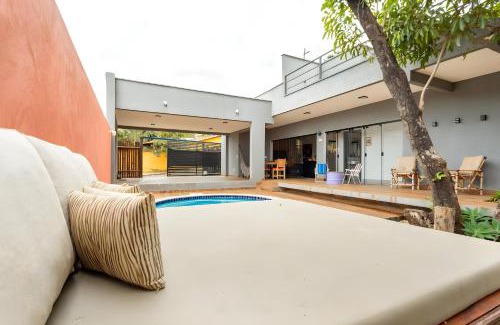 Jardins House | Casa com piscina, vista das montanhas, terraço, quintal