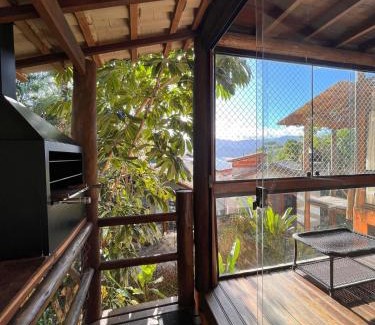 Bexiga House | Casa Condomínio Vista Mar Churrasqueira Varanda