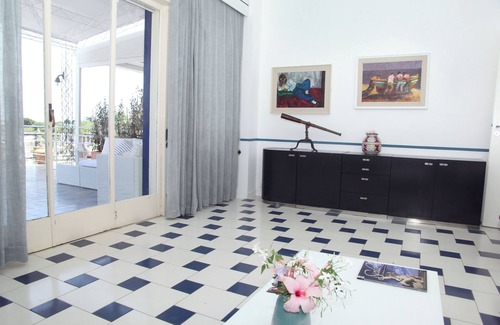 Giardini Naxos Apartment | Casa d'A.Mare flat seafront beautiful terrace with extraordinary beach view