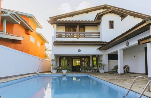 Jardim Acapulco House | Casa de Praia no Guaruja com Piscina e SPA