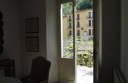 Bagni di Lucca Apartment | Casa Ella, Balcony view at Ponte a Serraglio