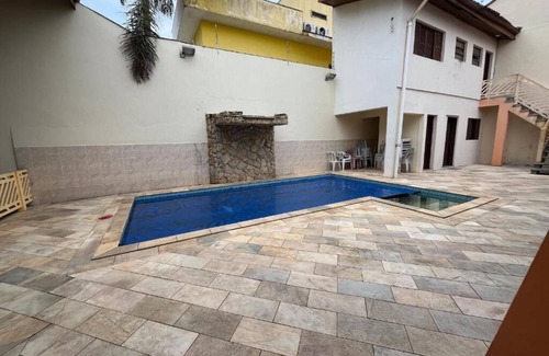 Cibratel II House | Casa Itanhém: Swimming pool | Games | Barbecue | +30 people | 3 min from the beach