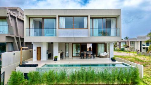 Canto do Mar House | Casa MAR Pé Na Areia em Guarajuba 8 Suítes