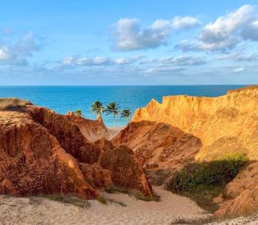 Beberibe House | Casa Rústica em Morro Branco - na quadra da praia