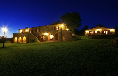 Creti House | Casale Contea Il Cipresso with swimming pool and panoramic view