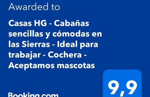Huerta Grande Ski Chalet | Casas HG-Desayuno sencillo entregado al check in-Pileta climatizada en predio a 2 kilómetros-Acepta mascotas bajo petición-Cochera para 1 auto