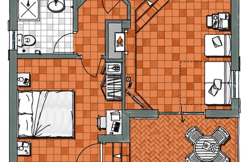 Crone Apartment | Case Vacanze Crone - first floor 6P