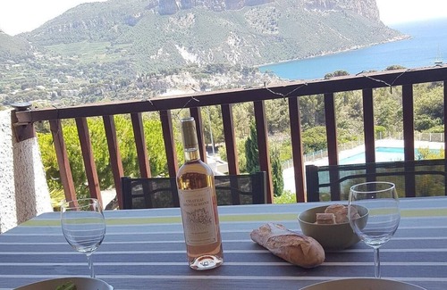 Cassis Apartment | Cassis 62m2 + Balcony 10m2, Air Conditioning, Panoramic Sea View, Pool, Tennis