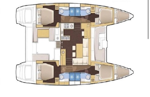 Nidri Boat Rental | Catamaran mia