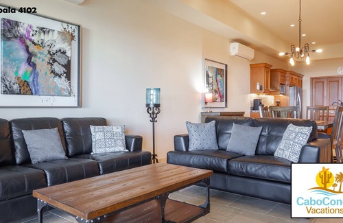 Los Cabos Condo | CCV Quivira-Luxury 2BR Ground Floor Penthouse Condo w/Large Terrace.