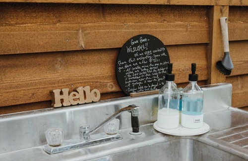 Battle Lake RV Rental | Cedar Tent at The Grove Glamping
