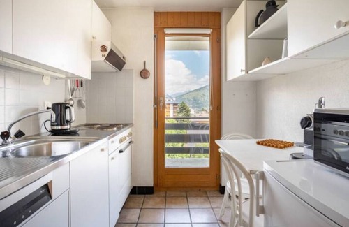 Saint-Pierre-de-Clages Apartment | Center of Nendaz ! With Balcony/view and Fireplace