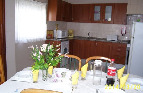 Areias de Sao Joao Apartment | Central apartment by the sea with pool and garden for 4 people.