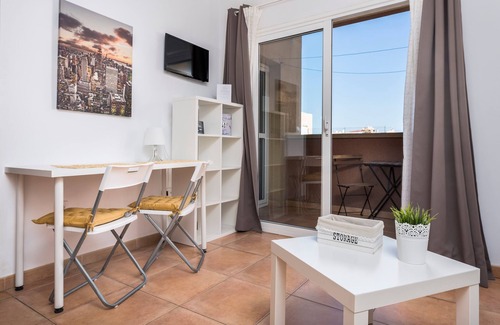 Corralejo Apartment | Central Apartment "Playa Corralejo 2" Close to the Beach with Balcony & Wi-Fi