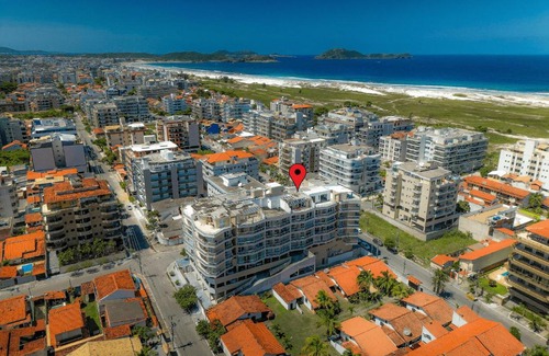 Jardim Flamboyant Apartment | Cf02 Cobertura 3 quartos 200m da Praia das Dunas