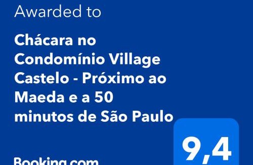 Itu House | Chácara no Condomínio Village Castelo - Próximo ao Maeda e a 50 minutos de São Paulo