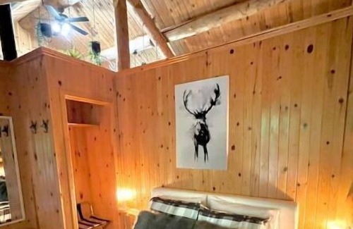 Saint-Gabriel-de-Valcartier Ski Chalet | Chalets Terre de l 'Orme Chalet Bois Rond à SGDV
