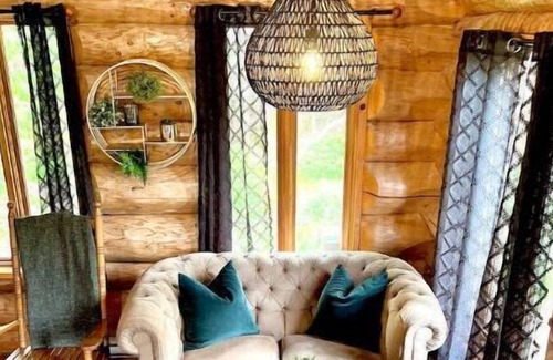 Saint-Gabriel-de-Valcartier Ski Chalet | Chalets Terre de l 'Orme Chalet Bois Rond à SGDV