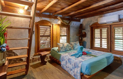 Las Galeras Ski Chalet | Chalet #4 Caribbean, grand pool villa at Chalet Tropical bio-hotel