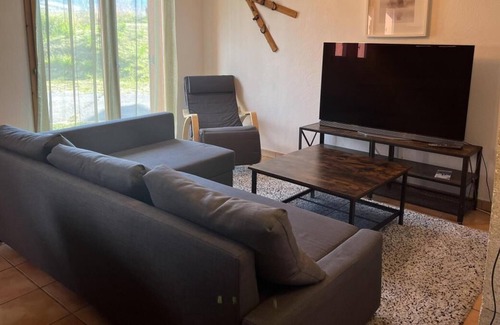Plagne Soleil Ski Chalet | Chalet, 60m from shops, view resort, fireplace or stove, tv, ski locker, 75m², La Plagne