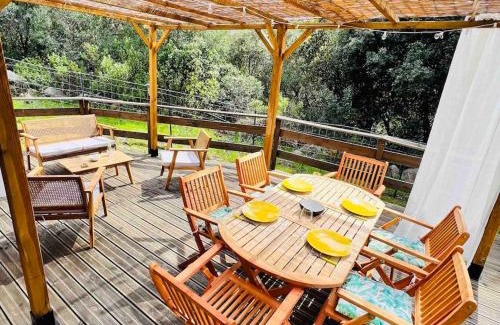 Vico Ski Chalet | Chalet au calme à Sagone en Corse