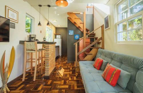 Praia do Rosa Ski Chalet | Chalet Azul. Comfort, Style and Peace in Nature.