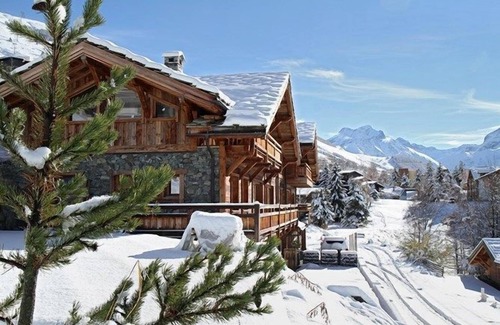 Mont-de-Lans Ski Chalet | Chalet cosy avec piscine privée | Près des pistes