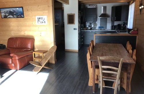 Saint-Andre-d'Embrun Ski Chalet | Chalet Gîte de France, sleeps 6, with large panoramic terrace.