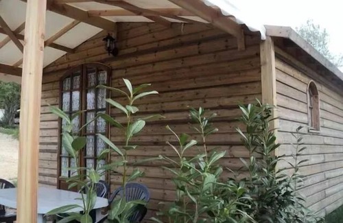 Reilhaguet Ski Chalet | Chalet Holz 31m2 Rocamadour 2 Schlafzimmer 6 pl mit Sanitär (sam am Samstag) 6 Personen