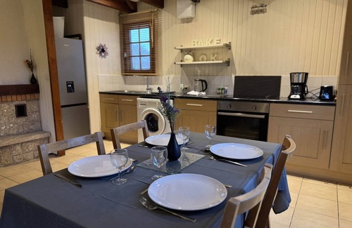 Aubigne-Racan Ski Chalet | Chalet in Aubigné-Racan with Pool & Garden