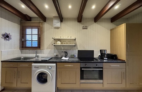 Aubigne-Racan Ski Chalet | Chalet in Aubigné-Racan with Pool & Garden