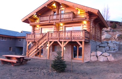 Font-Romeu-Odeillo-Via Ski Chalet | Chalet lodge l'isard, in solid logs