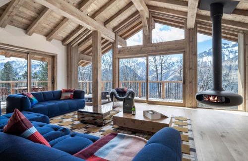 Le Villard Ski Chalet | Chalet moderne à Villarabout - 12 pers, 260m², sauna, salle de cinéma - FR-1-570-68