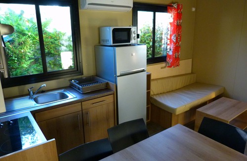 Saint-Georges-d'Oleron Ski Chalet | CHALET PRESTIGE 4/6 PERS LARGE COMFORT CLIM LAVA VAISELLE