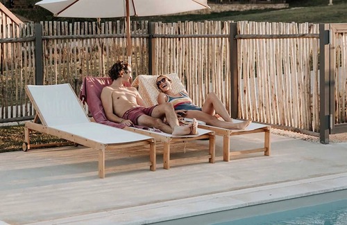 Saint-Amand-de-Coly Ski Chalet | Chalet - Parc aquatique - eeibhh