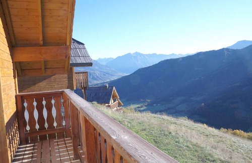 Pra Loup Ski Chalet | Chalet, view mountain, terrace, fireplace or stove, tv, ski locker, 110m², Pra Loup
