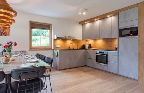 Donnersbachwald Ski Chalet | Chalet with covered terrace, sauna and nice view