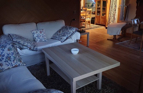 Graechen Ski Chalet | Chalet with view on the Weisshorn from terrace/bedroom/livingroom