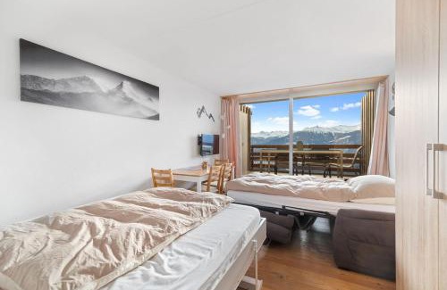 Anzere Apartment | Chaleureux studio à Anzère, accessible à ski, proche de tout