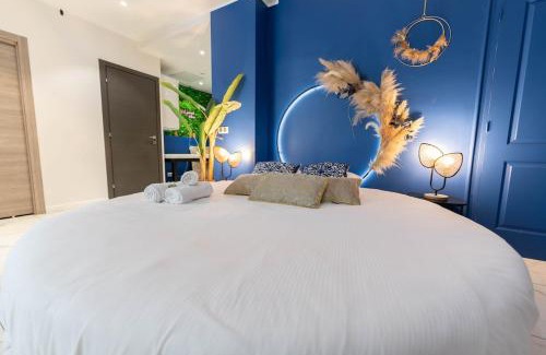 Vernier Apartment | Chambre avec Balnéo, centre ville de Nice